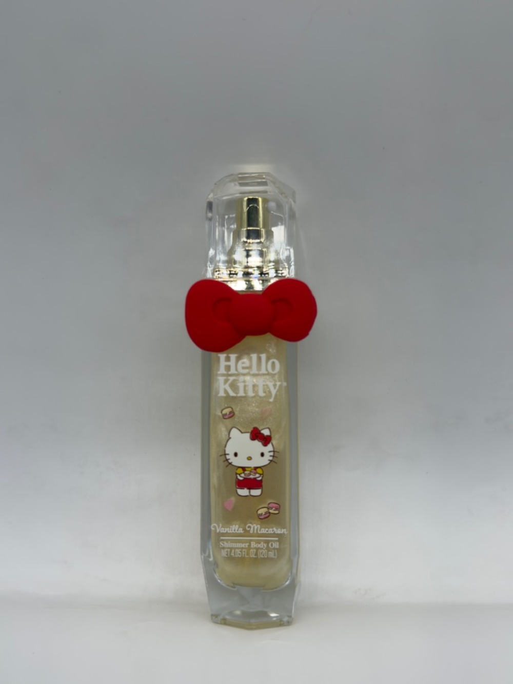 Hello Kitty Shimmer Body Oil with Red Bow